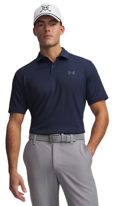 Under Armour Matchplay polo da uomo, academy/pitch gray