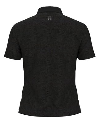 Under Armour Halo Bonded Jacquard polo da donna, nero
