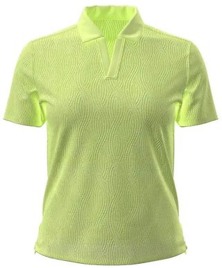 Under Armour Halo Bonded Jacquard polo da donna, fade green