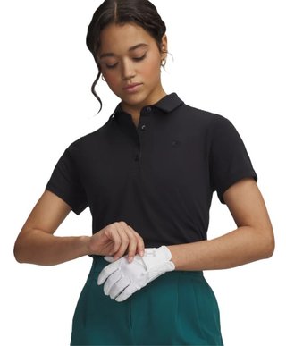 Under Armour Drive Short Sleeve polo da donna, nero