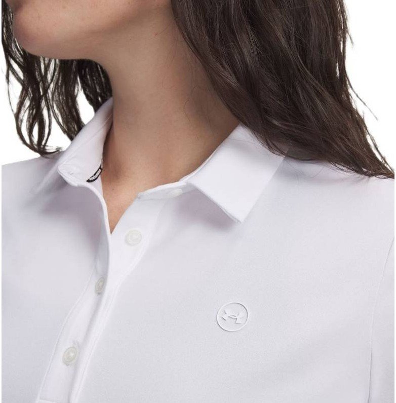 Under Armour Drive Short Sleeve polo da donna, bianco
