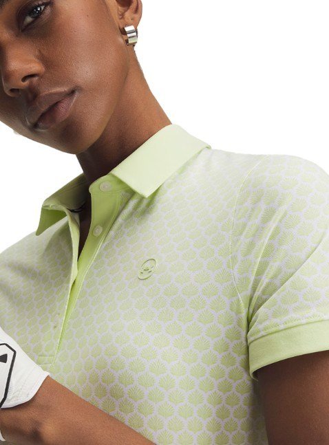 Under Armour Drive Printed polo da donna, fade green/white