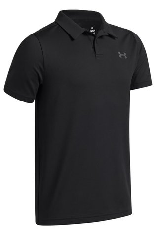 Under Armour Matchplay junior polo da bambino, nero/castlerock