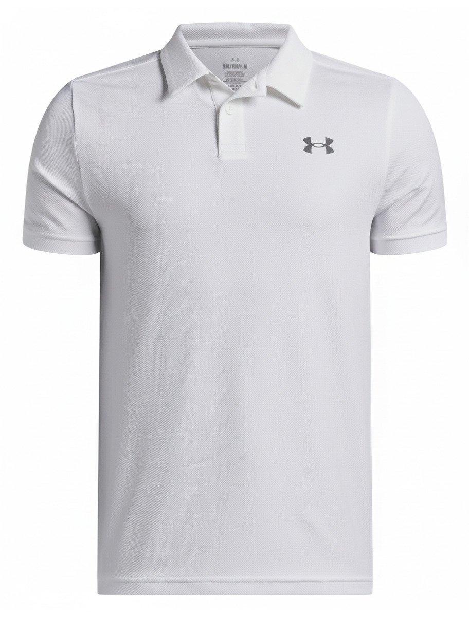 Under Armour Matchplay polo junior, bianco/castlerock