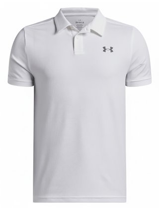 Under Armour Matchplay polo junior, bianco/castlerock