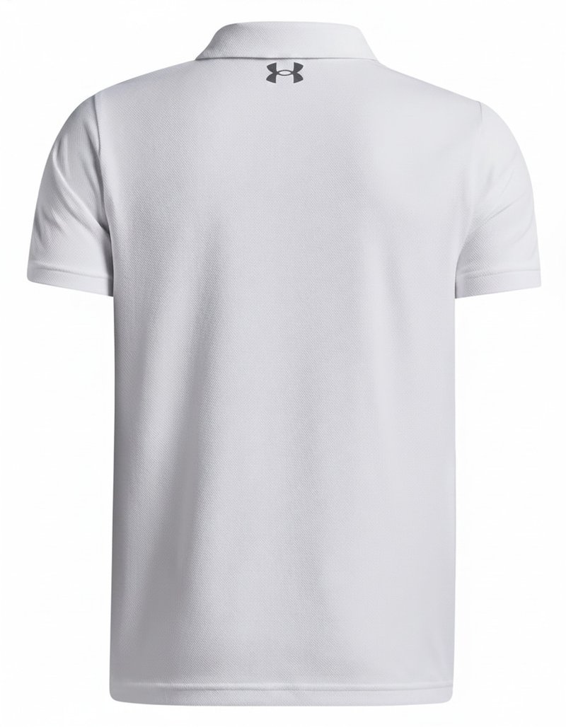 Under Armour Matchplay polo junior, bianco/castlerock