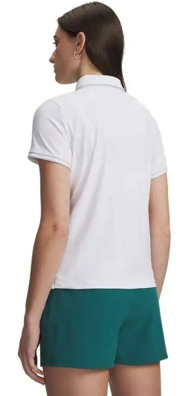 Under Armour Drive Chill polo donna, bianco/halo gray