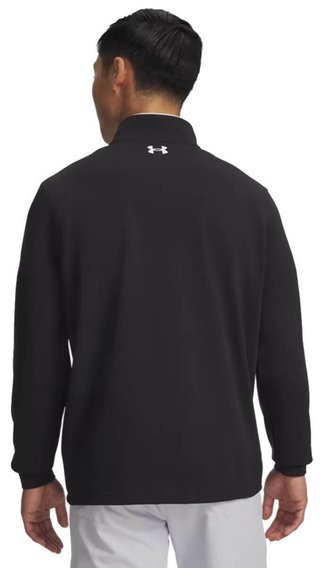 Under Armour MatchPlay 1/4 Zip felpa da uomo, nero/bianco