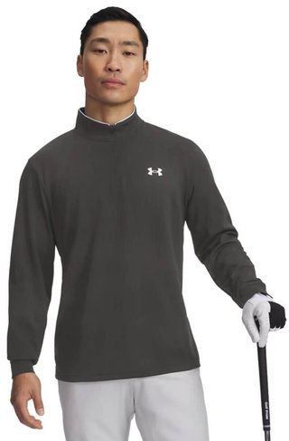 Under Armour MatchPlay 1/4 Zip felpa da uomo, castlerock/white