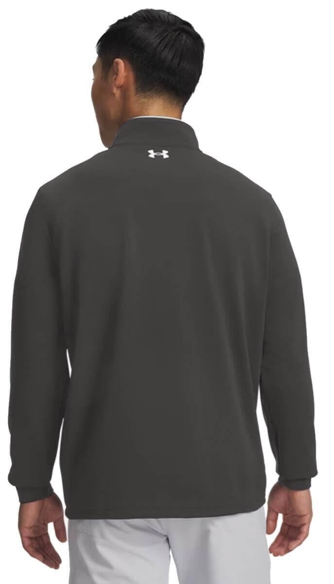 Under Armour MatchPlay 1/4 Zip felpa da uomo, castlerock/white
