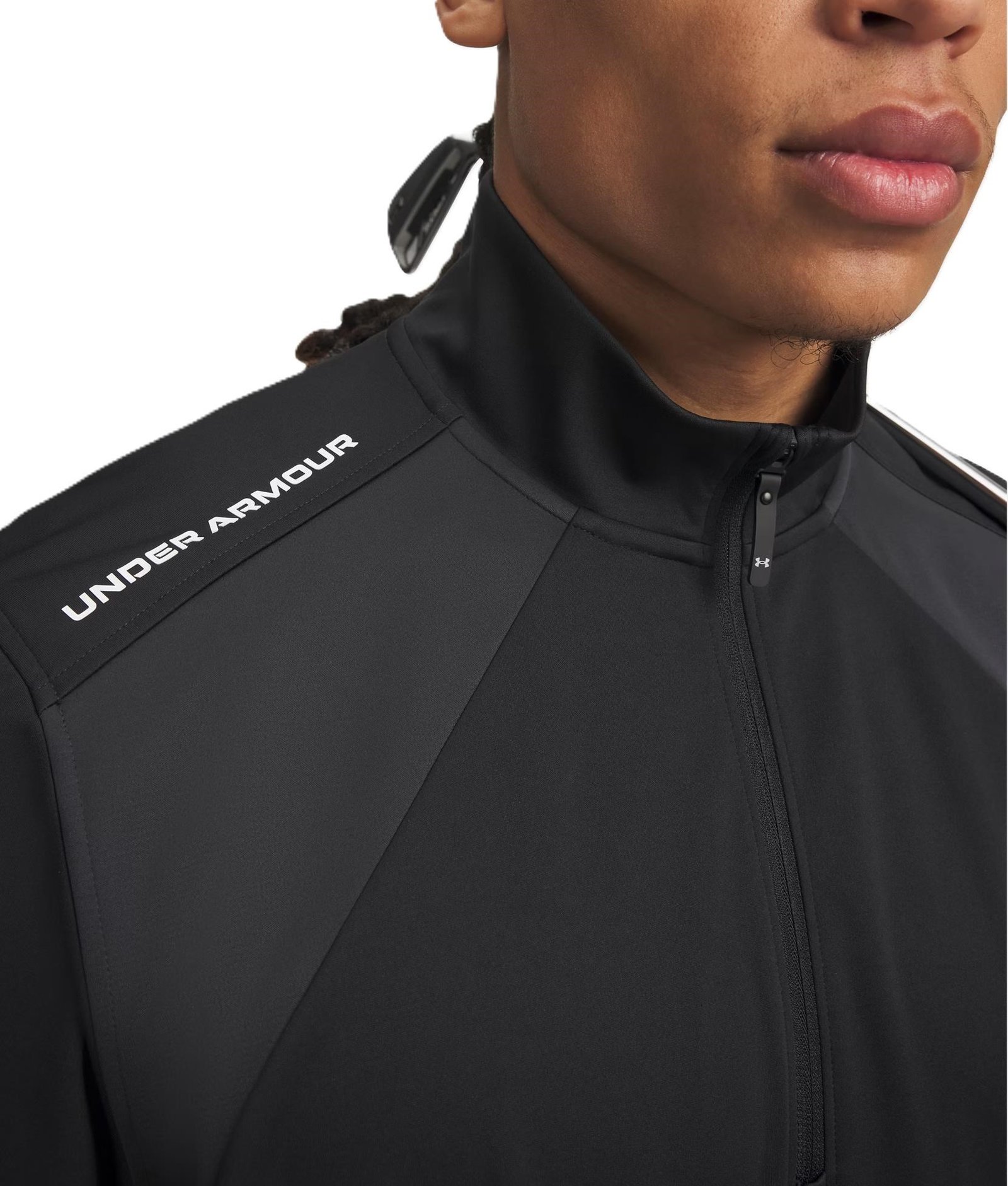 Under Armour Drive Wind SS 1/2 Zip giacca antivento da uomo, nera