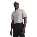 Under Armour Tee To Green Pique polo da uomo, titanium/white