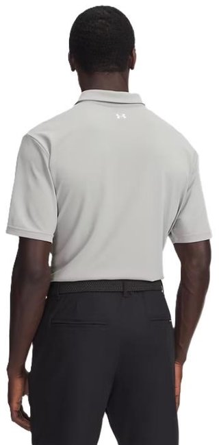 Under Armour Tee To Green Pique polo da uomo, titanium/white