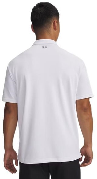 Under Armour Tee To Green Pique polo da uomo, bianco/nero