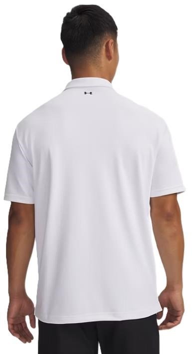 Under Armour Tee To Green Pique polo da uomo, bianco/nero