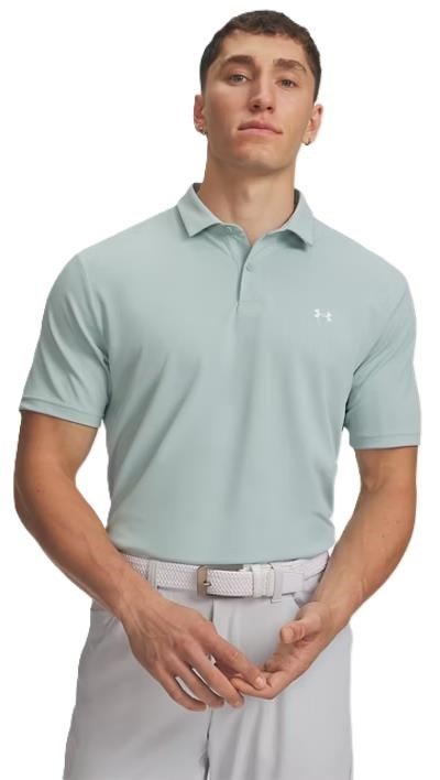 Under Armour Tee To Green Pique polo uomo, enamel blue/white