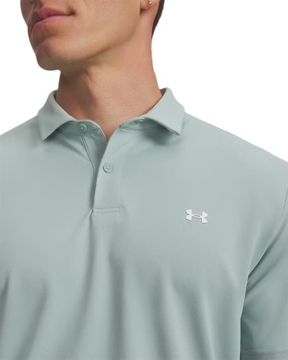 Under Armour Tee To Green Pique polo uomo, enamel blue/white