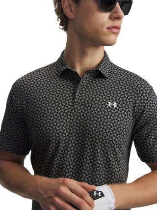 Under Armour T2G Printed polo da uomo, nero