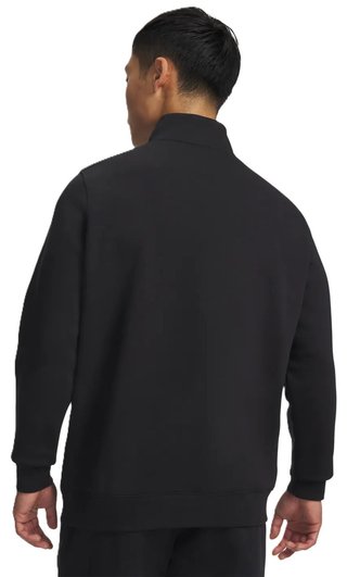 Under Armour Icon Fleece 1/4 Zip felpa da uomo, nera