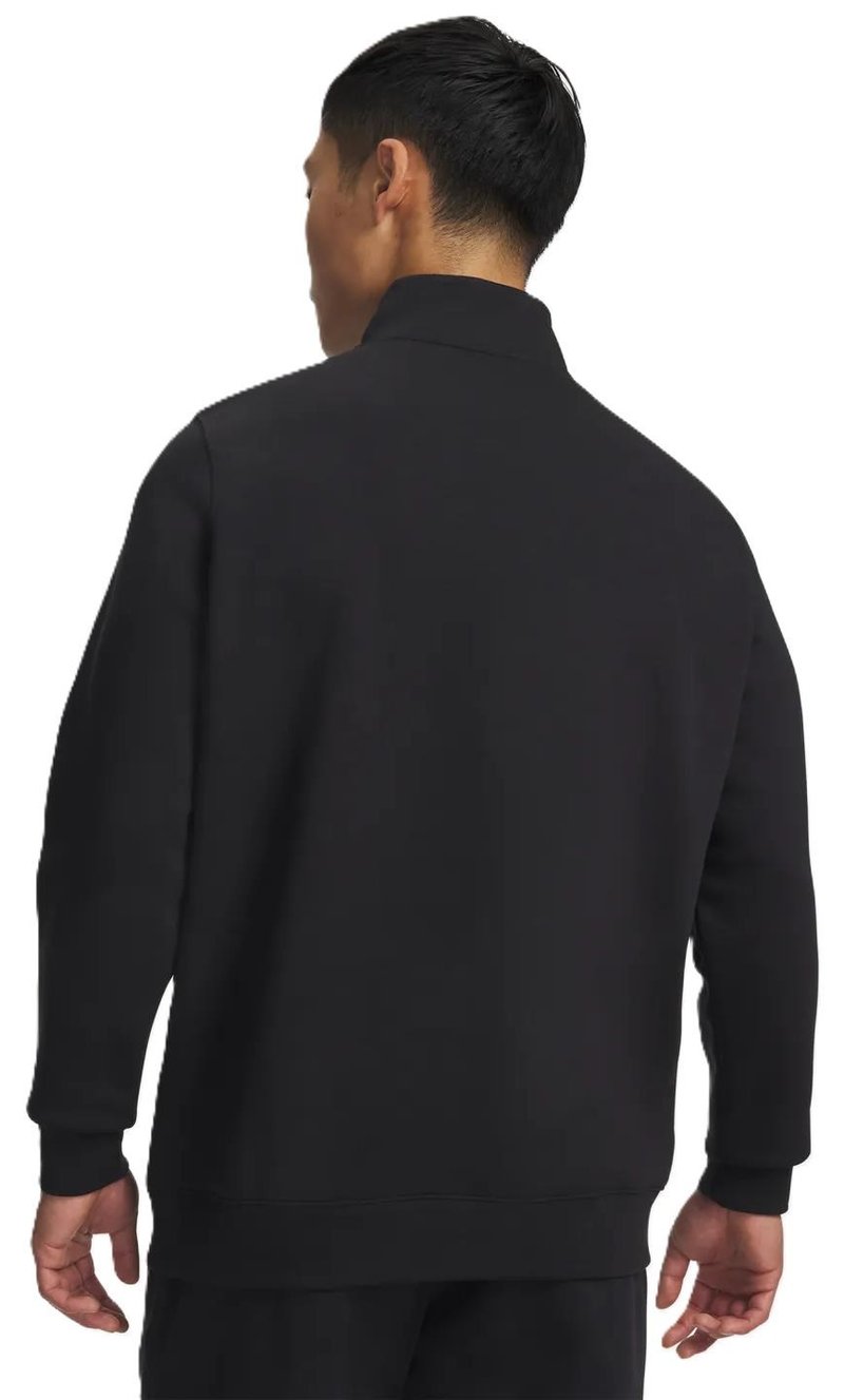 Under Armour Icon Fleece 1/4 Zip felpa da uomo, nera