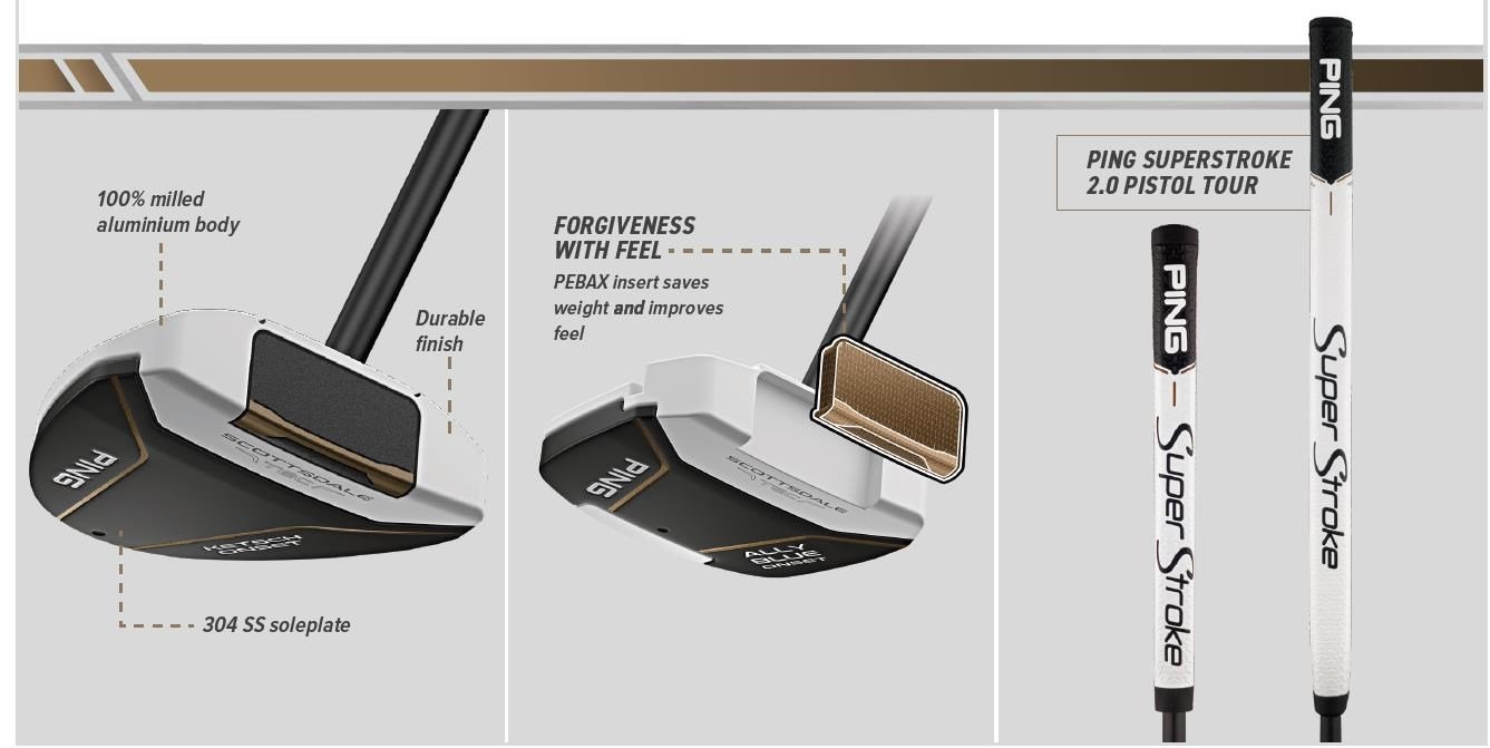 PING Scottsdale Tec Ketsch Onset putter