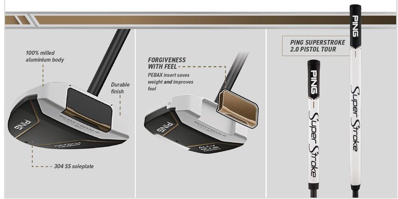PING Scottsdale Tec Ketsch Onset putter