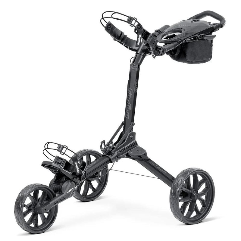 Bag Boy Nitron Auto-Open carrello manuale, nero/ardesia