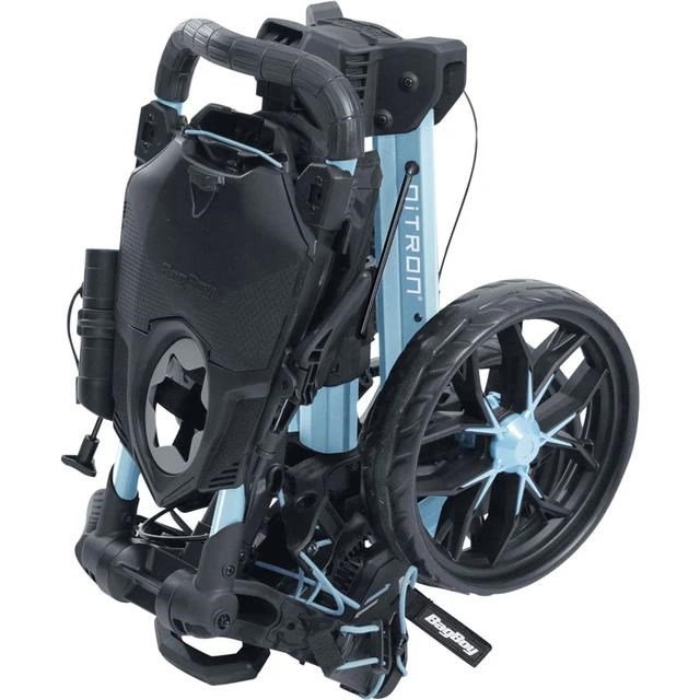 Bag Boy Nitron Auto-Open carrello manuale, azzurro ghiaccio/bianco