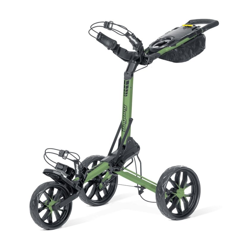 Bag Boy Slimfold Compact carrello manuale, verde/nero