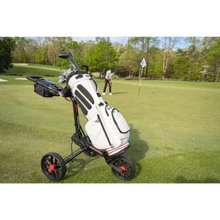 Bag Boy Slimfold Compact carrello manuale, blu/bianco