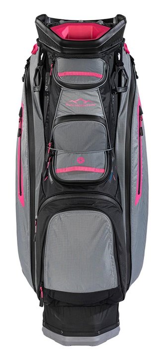 Sun Mountain H2NO C130 cart bag, nero/nickel/rosa