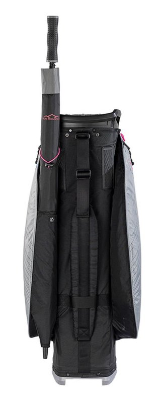 Sun Mountain H2NO C130 cart bag, nero/nickel/rosa