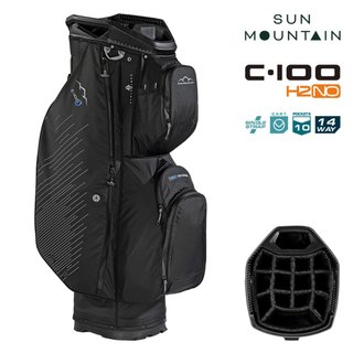 Sun Mountain H2NO C100 Waterproof cart bag, nero