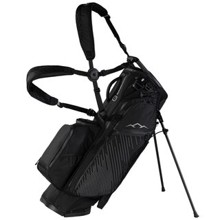 Sun Mountain H2NO E-4.5 14 WAY VLO stand bag impermeabile, nero/acciaio