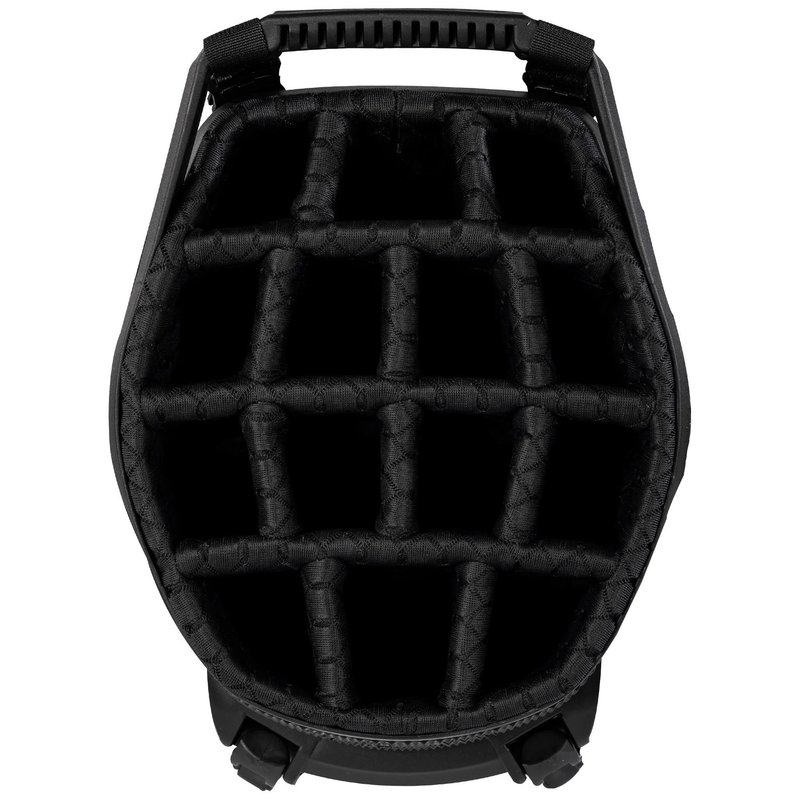 Sun Mountain H2NO E-4.5 14 WAY VLO stand bag impermeabile, nero/acciaio