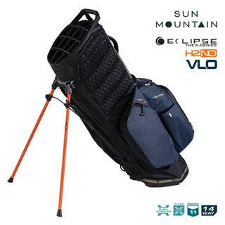 Sun Mountain H2NO E-4.5 14 Way VLO stand bag impermeabile, black/ink/olive
