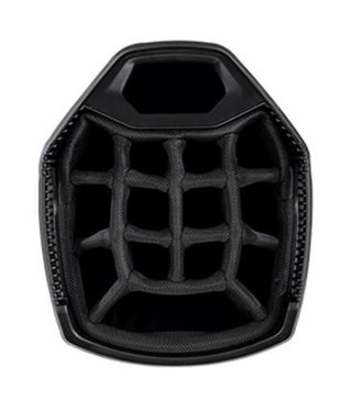 Sun Mountain Forerunner cart bag, nero/nickel/rosso