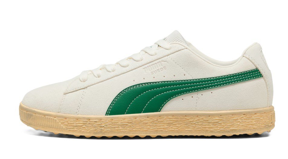 Puma Golf Puma Suede 30904 scarpe da golf uomo, beige