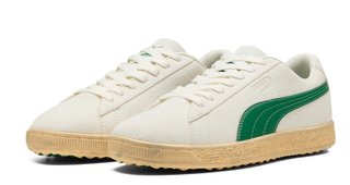 Puma Golf Puma Suede 30904 scarpe da golf uomo, beige
