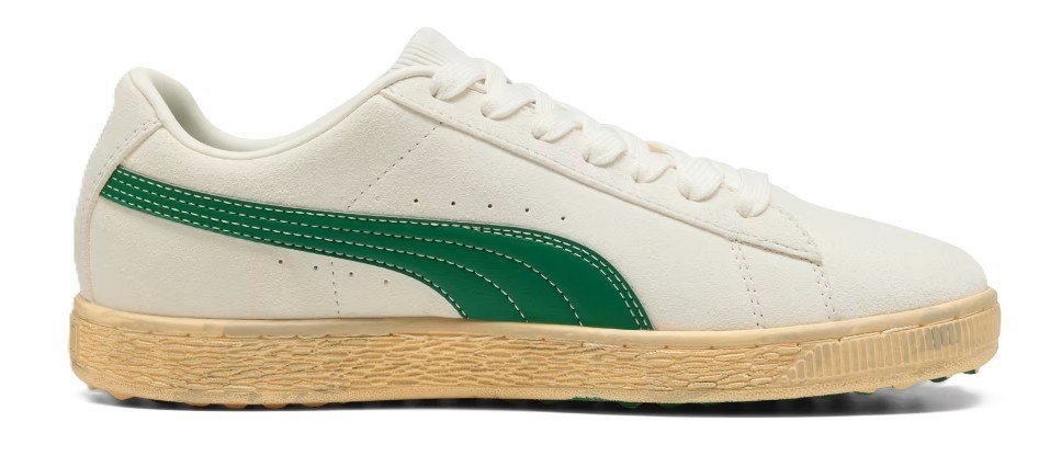 Puma Golf Puma Suede 30904 scarpe da golf uomo, beige