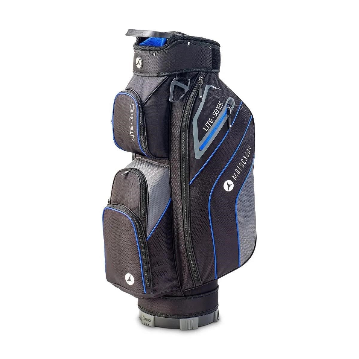 Motocaddy NEW Lite-Series cart bag, nero/blu