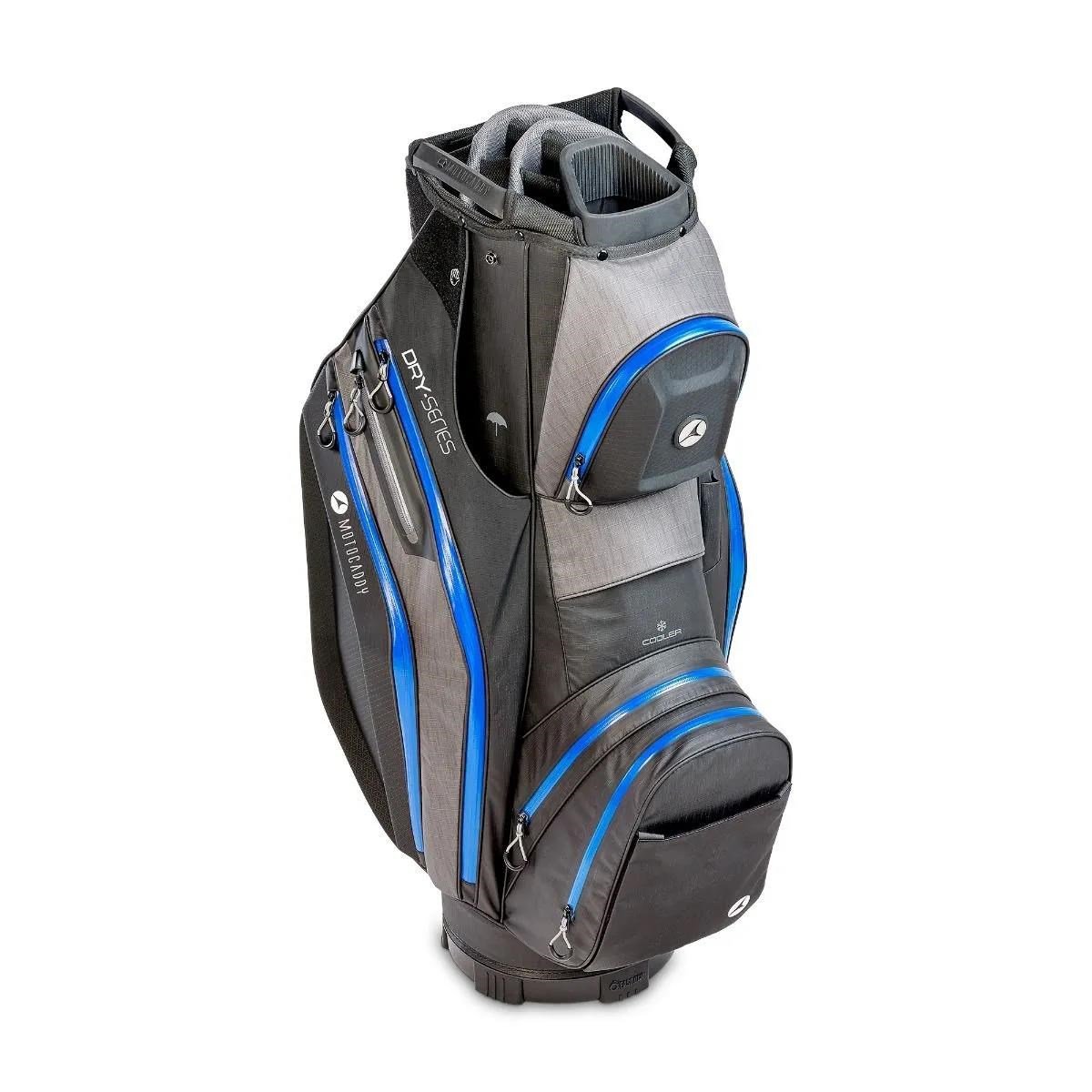 Motocaddy NEW Dry-Series cart bag 2026, nero/blu
