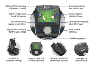 Motocaddy NEW M5 GPS carrello elettrico 2026, Standard Lithium