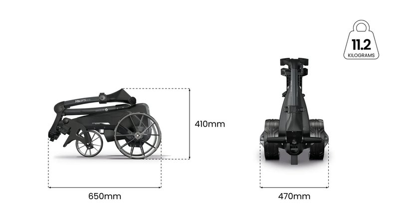 Motocaddy NEW M5 GPS DHC carrello elettrico 2026, Ultra Lithium