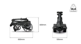 Motocaddy NEW M7 REMOTE DHC carrello elettrico 2026, M7 Ultra Lithium, grafite
