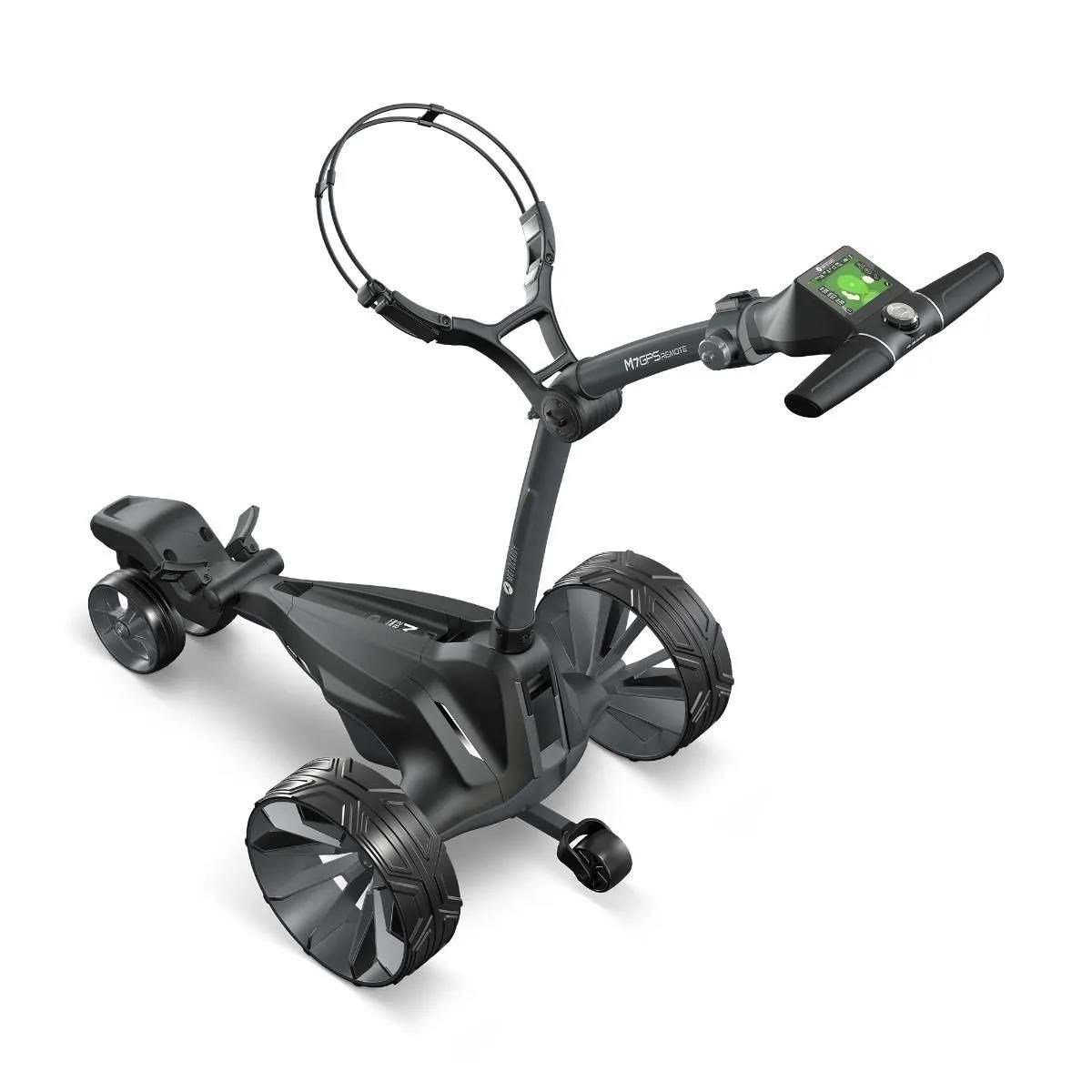 Motocaddy NEW M7 GPS REMOTE DHC carrello elettrico 2026, M7 Ultra Lithium, grafite