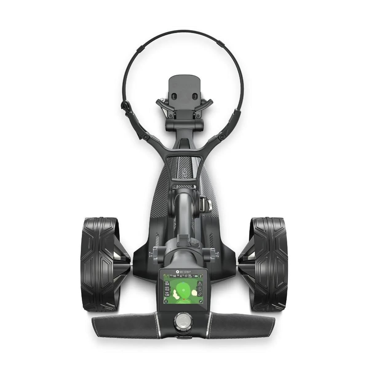 Motocaddy NEW M-TECH GPS carrello elettrico 2026, Ultra Lithium 36+, grafite