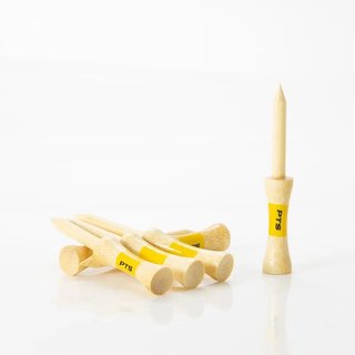 Pride Sports PTS Bamboo Step Tee 69 mm (2 3/4"), 50 tee, giallo