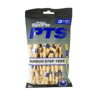 Pride Sports PTS Bamboo Step Tee 83mm / 3 1/4" (50 tees), blu