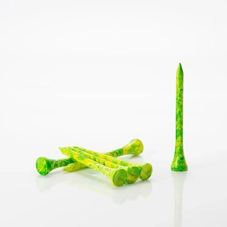 Pride Sports Special Edition Paint Splatter Tees (45 tees) 69 mm, verde/giallo